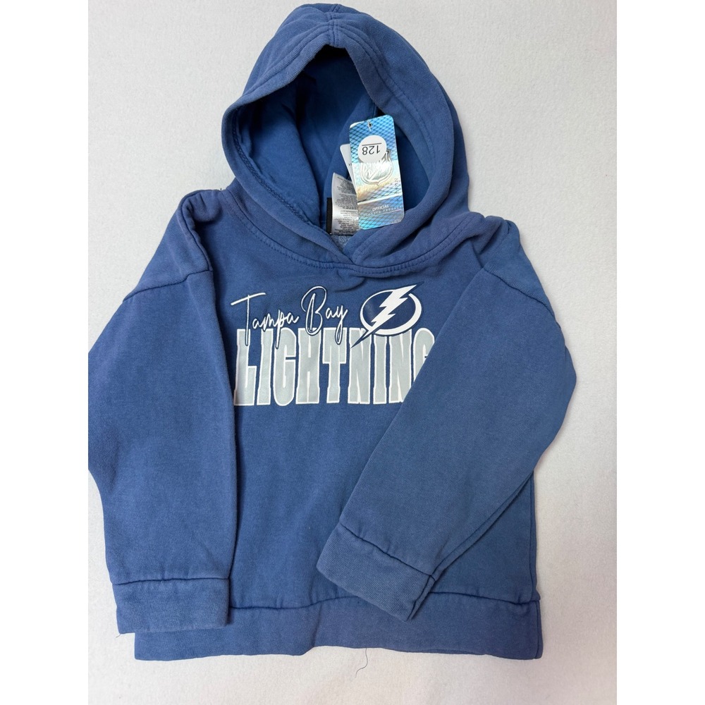 NHL Tampa Bay Lightning Kids Hoodie Blue Sweatshirt Official Licensed Product